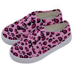 Pink Leopard Kids  Classic Low Top Sneakers