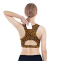 Dark Leopard Sports Bra With Pocket View2