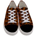 Dark Leopard Women s Low Top Canvas Sneakers View1