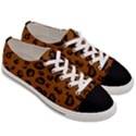 Dark Leopard Women s Low Top Canvas Sneakers View3