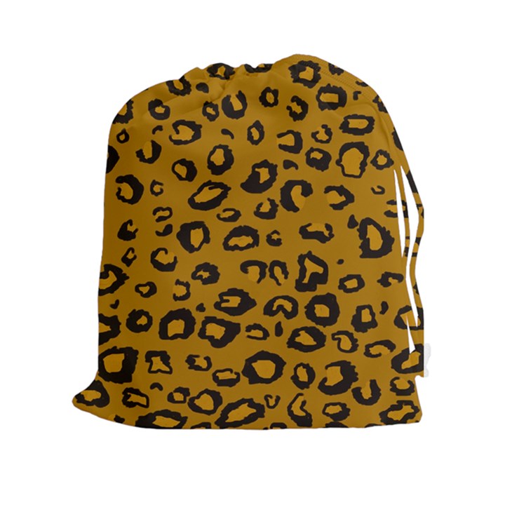 Golden Leopard Drawstring Pouches (XXL)