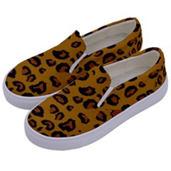 Classic Leopard Kids  Canvas Slip Ons