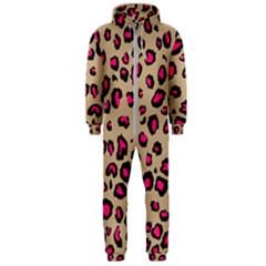 Pink Leopard 2 Hooded Jumpsuit (men)  by TRENDYcouture