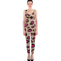 Pink Leopard 2 Onepiece Catsuit by TRENDYcouture