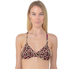 Pink Leopard 2 Reversible Tri Bikini Top by TRENDYcouture