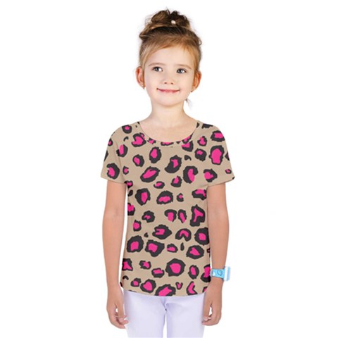 Pink Leopard 2 Kids  One Piece Tee by TRENDYcouture