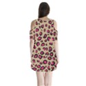 Pink Leopard 2 Shoulder Cutout Velvet One Piece View2