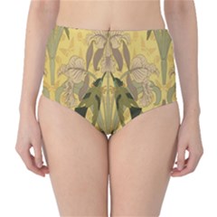 Art Nouveau High-waist Bikini Bottoms by NouveauDesign