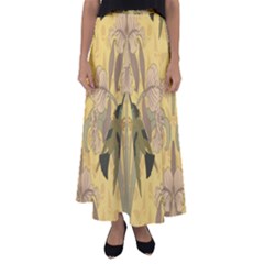 Art Nouveau Flared Maxi Skirt by NouveauDesign