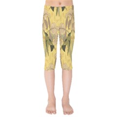 Art Nouveau Kids  Capri Leggings 