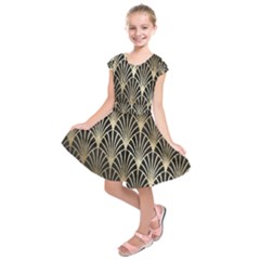 Art Deco Kids  Short Sleeve Dress by NouveauDesign