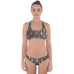 Art Deco Cross Back Hipster Bikini Set