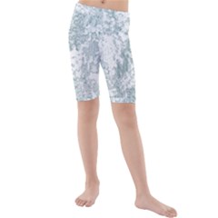 Countryblueandwhite Kids  Mid Length Swim Shorts by digitaldivadesigns