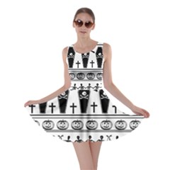 Halloween Pattern Skater Dress by ValentinaDesign