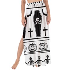 Halloween Pattern Maxi Chiffon Tie-up Sarong