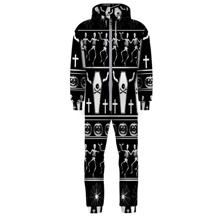 Halloween pattern Hooded Jumpsuit (Men) 