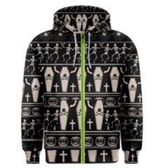 Halloween Pattern Men s Zipper Hoodie by ValentinaDesign