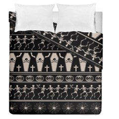 Halloween Pattern Duvet Cover Double Side (queen Size) by ValentinaDesign