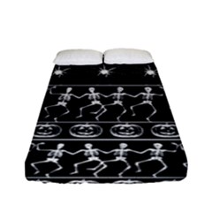 Halloween Pattern Fitted Sheet (full/ Double Size) by ValentinaDesign