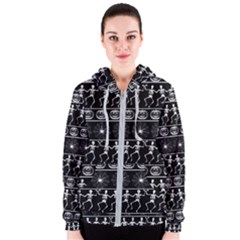 Halloween Pattern Women s Zipper Hoodie by ValentinaDesign