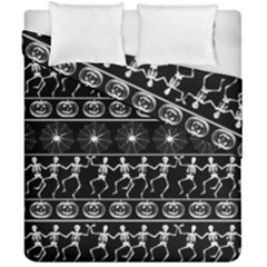 Halloween Pattern Duvet Cover Double Side (california King Size) by ValentinaDesign