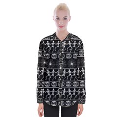 Halloween Pattern Womens Long Sleeve Shirt