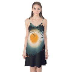 Halloween landscape Camis Nightgown