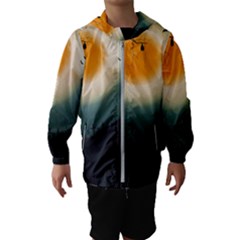 Halloween landscape Hooded Wind Breaker (Kids)