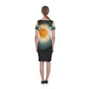 Halloween landscape Classic Short Sleeve Midi Dress View2