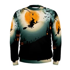 Halloween Landscape Men s Sweatshirt by ValentinaDesign