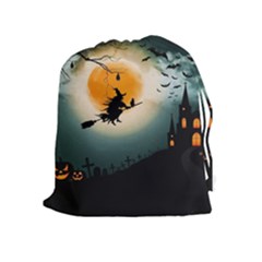 Halloween Landscape Drawstring Pouches (extra Large) by ValentinaDesign