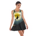 Halloween landscape Cotton Racerback Dress View1