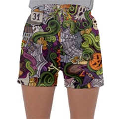 Halloween Pattern Sleepwear Shorts by ValentinaDesign