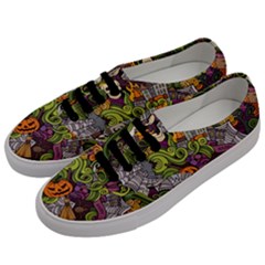 Halloween Pattern Men s Classic Low Top Sneakers by ValentinaDesign