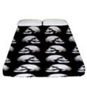 Halloween skull pattern Fitted Sheet (King Size) View1