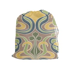 Art Nouveau Drawstring Pouches (extra Large) by NouveauDesign