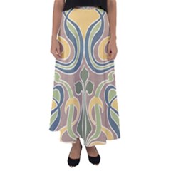 Art Nouveau Flared Maxi Skirt by NouveauDesign