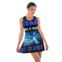 Black Star Trek Tee Cotton Racerback Dress View1