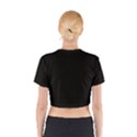 Black Star Trek Tee Cotton Crop Top View2