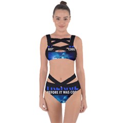 Black Star Trek Tee Bandaged Up Bikini Set 