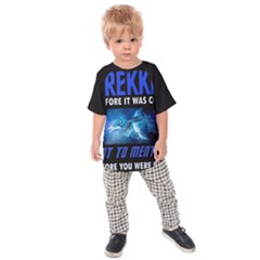 Black Star Trek Tee Kids Raglan Tee