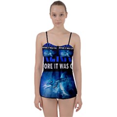 Black Star Trek Tee Babydoll Tankini Set by GlamourG33k