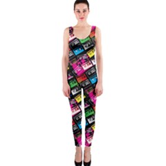 Pattern Colorfulcassettes Icreate Onepiece Catsuit by iCreate