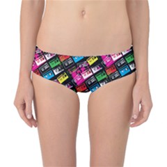 Pattern Colorfulcassettes Icreate Classic Bikini Bottoms by iCreate