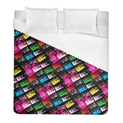 Pattern Colorfulcassettes Icreate Duvet Cover (full/ Double Size) by iCreate