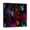 Beautiful Butterflies Rainbow Space Mini Canvas 8  x 8  View1