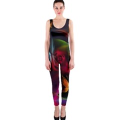 Beautiful Butterflies Rainbow Space Onepiece Catsuit by Mariart