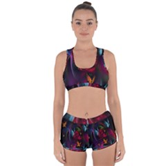 Beautiful Butterflies Rainbow Space Racerback Boyleg Bikini Set by Mariart