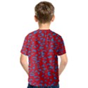 Blue Red Space Galaxy Kids  Sport Mesh Tee View2