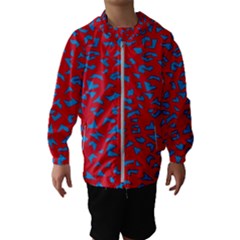 Blue Red Space Galaxy Hooded Wind Breaker (kids)